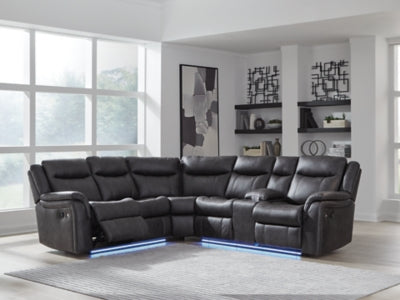 Sultan Meadow Reclining Sectional - Jax Mattress (Jacksonville, FL)