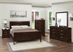 Louis Philippe 4 & 5 Piece Panel Bedroom Set with High Headboard E.king & Full - Jax Mattress (Jacksonville, FL)