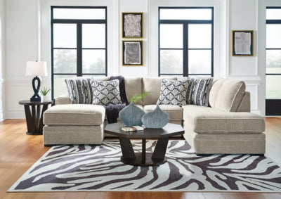 Calnita Sectional with Chaise - Jax Mattress (Jacksonville, FL)