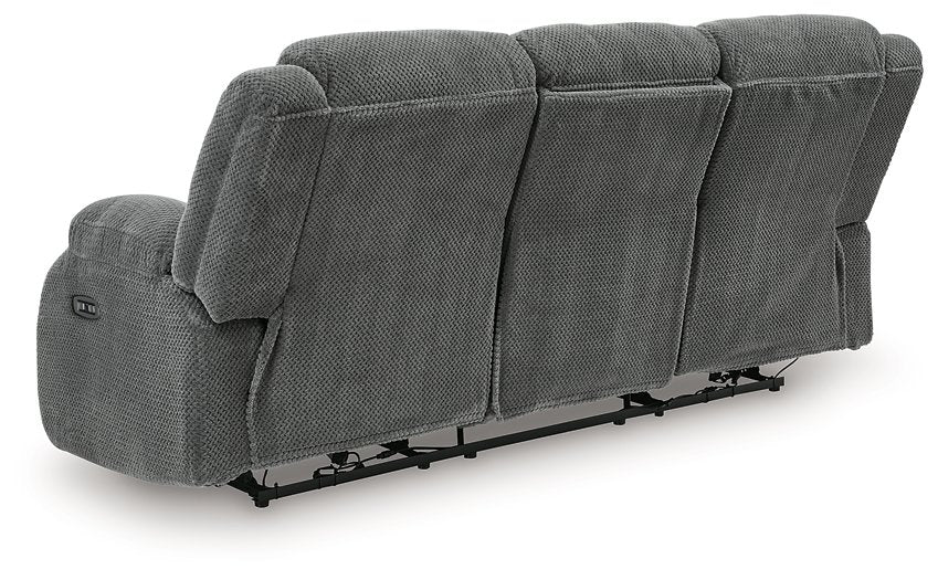 Observation Power Reclining Sofa with Drop Down Table - Jax Mattress (Jacksonville, FL)