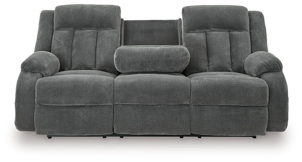 Observation Power Reclining Sofa with Drop Down Table - Jax Mattress (Jacksonville, FL)