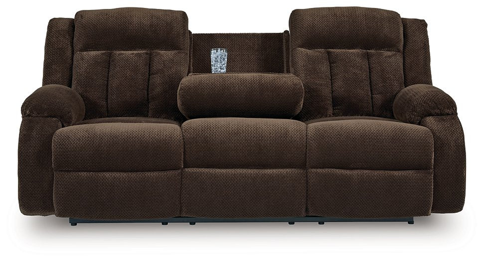 Observation Power Reclining Sofa with Drop Down Table - Jax Mattress (Jacksonville, FL)