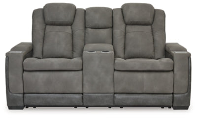 Next-Gen DuraPella Power Reclining Loveseat with Console - Jax Mattress (Jacksonville, FL)