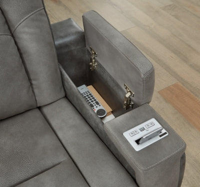 Next-Gen DuraPella Power Reclining Loveseat with Console - Jax Mattress (Jacksonville, FL)