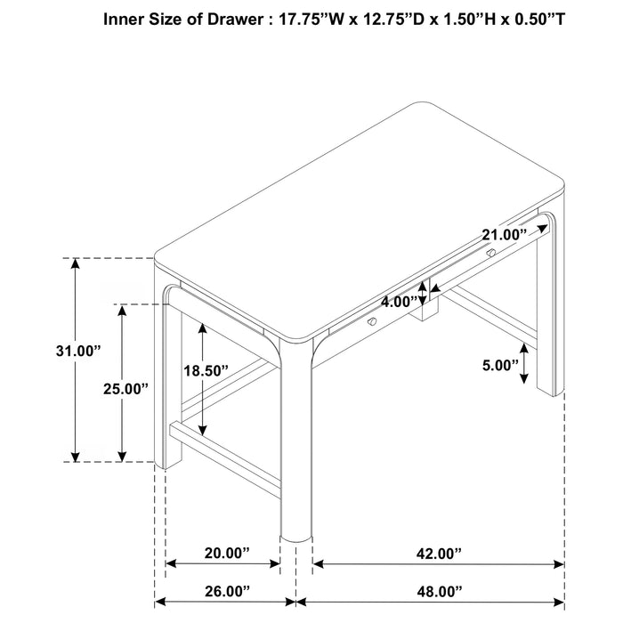 Solano Makeup Vanity Table