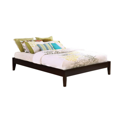 Hounslow California King, E.King, & Queen Universal Platform Bed Cappuccino - Jax Mattress (Jacksonville, FL)