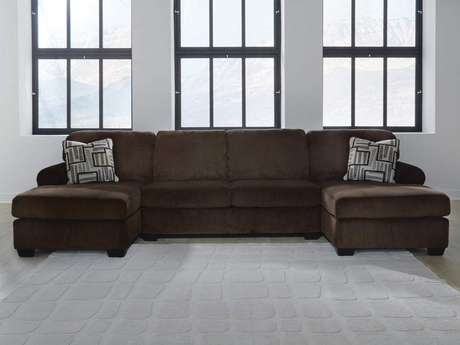 Kimlee Sectional with Double Chaise - Jax Mattress (Jacksonville, FL)