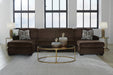 Kimlee Sectional with Double Chaise - Jax Mattress (Jacksonville, FL)