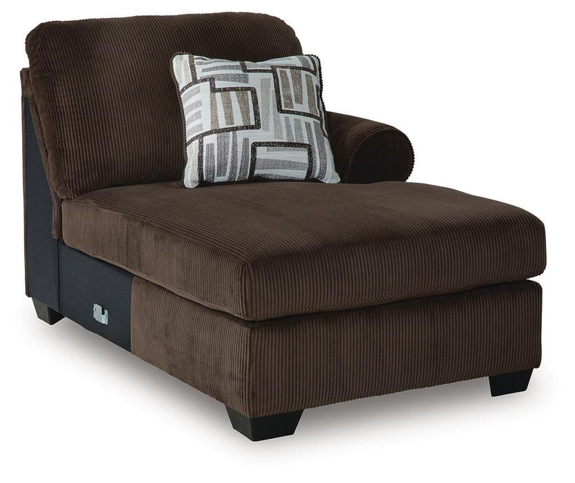 Kimlee Sectional with Double Chaise - Jax Mattress (Jacksonville, FL)