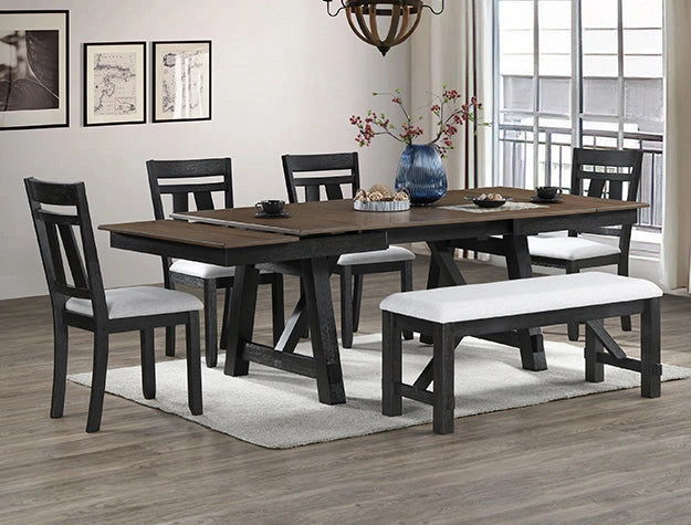 Maribelle Side Chair Wheat Charcoal