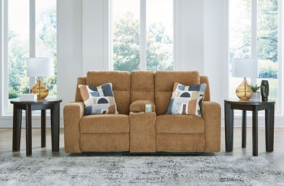 Kanlow Reclining Loveseat with Console - Jax Mattress (Jacksonville, FL)