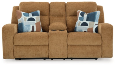 Kanlow Reclining Loveseat with Console - Jax Mattress (Jacksonville, FL)
