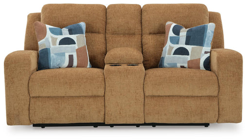Kanlow Reclining Loveseat with Console - Jax Mattress (Jacksonville, FL)