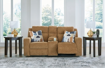 Kanlow Reclining Loveseat with Console - Jax Mattress (Jacksonville, FL)