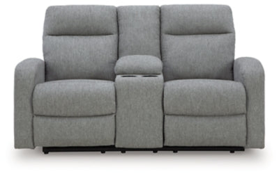 Gauntlet Reclining Loveseat with Console - Jax Mattress (Jacksonville, FL)