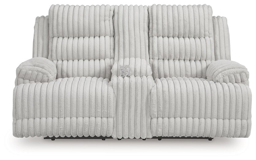 Rhines Falls Power Reclining Loveseat with Console - Jax Mattress (Jacksonville, FL)
