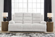 Rhines Falls Power Reclining Sofa with Drop Down Table - Jax Mattress (Jacksonville, FL)
