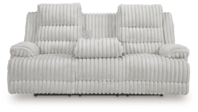Rhines Falls Power Reclining Sofa with Drop Down Table - Jax Mattress (Jacksonville, FL)
