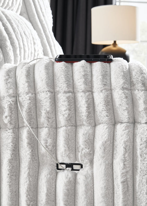 Rhines Falls Power Reclining Loveseat with Console - Jax Mattress (Jacksonville, FL)
