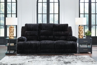 Rhine Falls Power Reclining Sofa with Drop Down Table - Jax Mattress (Jacksonville, FL)