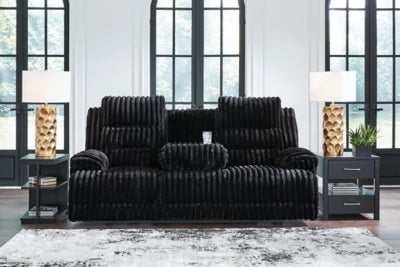 Rhine Falls Power Reclining Sofa with Drop Down Table - Jax Mattress (Jacksonville, FL)