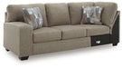 Newellen Sleeper Sectional with Chaise - Jax Mattress (Jacksonville, FL)