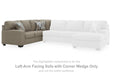 Newellen Sleeper Sectional with Chaise - Jax Mattress (Jacksonville, FL)