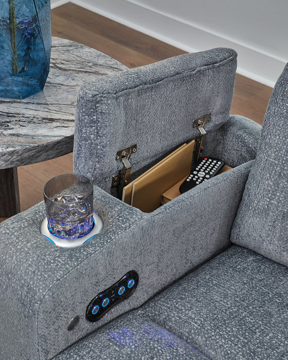 Studio Cave Power Reclining Loveseat with Console - Jax Mattress (Jacksonville, FL)