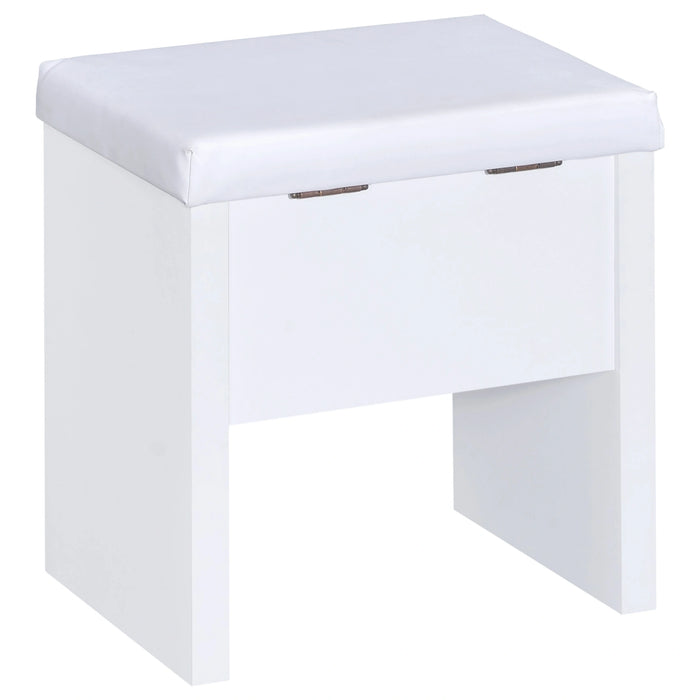 Harvey Makeup Vanity Table with Mirror and Stool