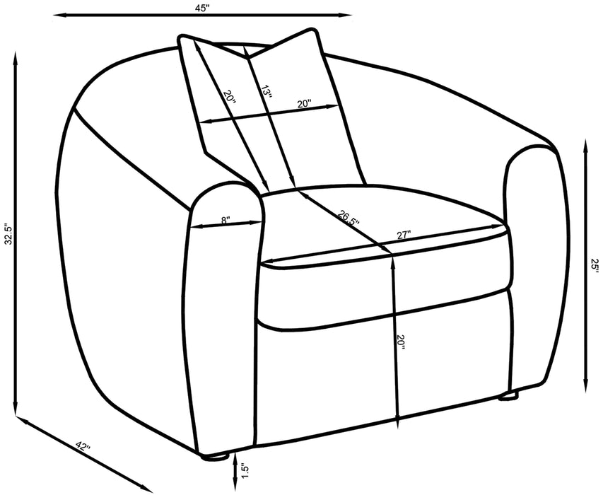 Isabella Stationary 3 Pc Sets - Jax Mattress (Jacksonville, FL)