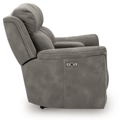 Next-Gen DuraPella Power Reclining Loveseat with Console - Jax Mattress (Jacksonville, FL)