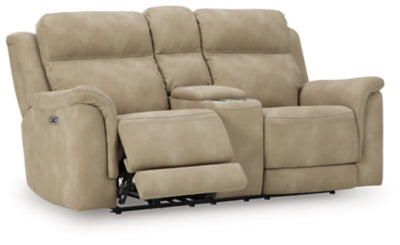 Next-Gen DuraPella Power Reclining Loveseat with Console - Jax Mattress (Jacksonville, FL)