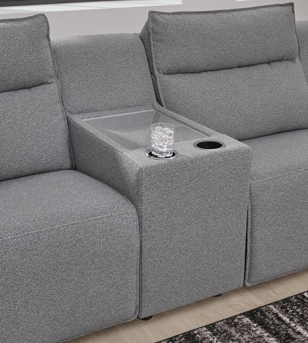 Modmax II Power Reclining Sectional with Chaise and Audio System