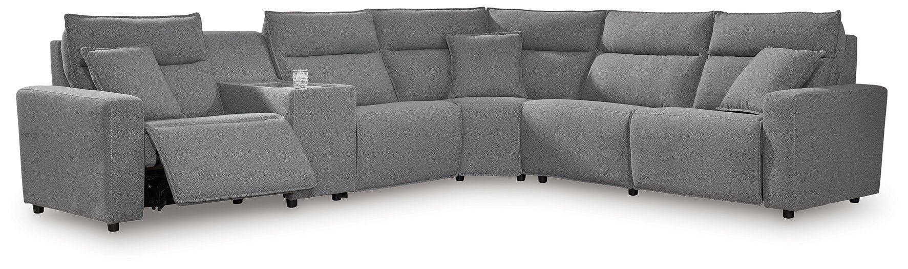 Modmax Reclining Sectional with Console - Jax Mattress (Jacksonville, FL)