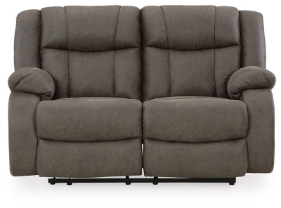 First Base Reclining Loveseat - Jax Mattress (Jacksonville, FL)