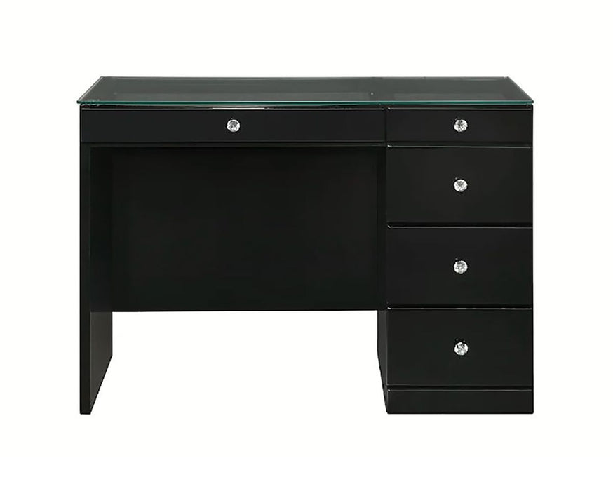 Crown Mark Furniture Morgan Vanity in Black B4851BK