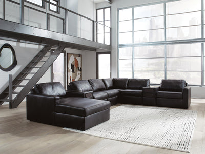 Modmax II Sectional with Chaise and Audio Consoles - Jax Mattress (Jacksonville, FL)