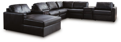 Modmax II Sectional with Chaise and Audio Consoles - Jax Mattress (Jacksonville, FL)