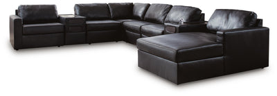 Modmax II Sectional with Chaise and Audio Consoles - Jax Mattress (Jacksonville, FL)