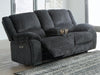 Draycoll Power Reclining Loveseat with Console - Jax Mattress (Jacksonville, FL)