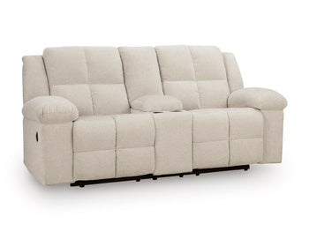 Orlen Reclining Loveseat with Console - Jax Mattress (Jacksonville, FL)