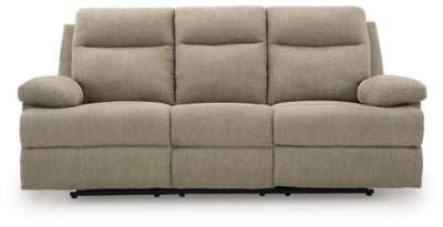 Side-Swipe Reclining Sofa with Drop Down Table - Jax Mattress (Jacksonville, FL)