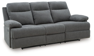 Side-Swipe Reclining Sofa with Drop Down Table - Jax Mattress (Jacksonville, FL)