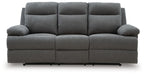 Side-Swipe Reclining Sofa with Drop Down Table - Jax Mattress (Jacksonville, FL)