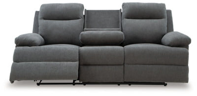 Side-Swipe Reclining Sofa with Drop Down Table - Jax Mattress (Jacksonville, FL)