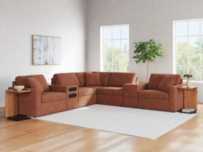 Modmax Balanced Sectional with Audio and Storage Consoles - Jax Mattress (Jacksonville, FL)