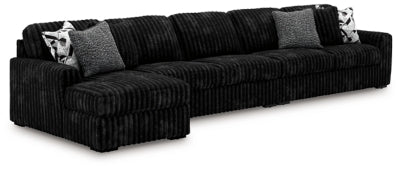 Midnight-Madness Sectional with Chaise - Jax Mattress (Jacksonville, FL)