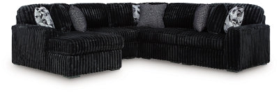 Midnight-Madness Sectional with Chaise - Jax Mattress (Jacksonville, FL)