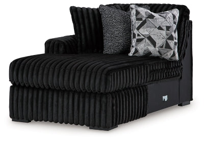 Midnight-Madness Sectional with Chaise - Jax Mattress (Jacksonville, FL)