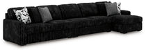 Midnight-Madness Sectional with Chaise - Jax Mattress (Jacksonville, FL)